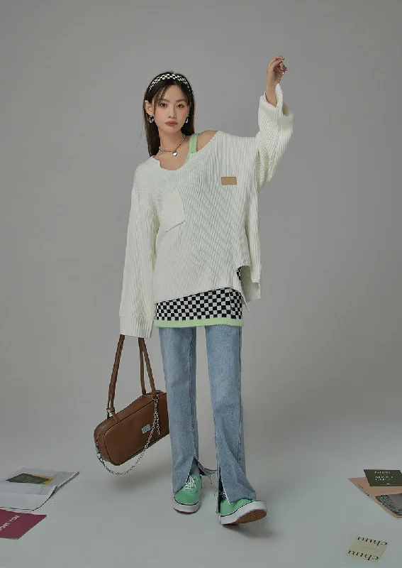 Playful Style Sugar Vibes Knit Sweater