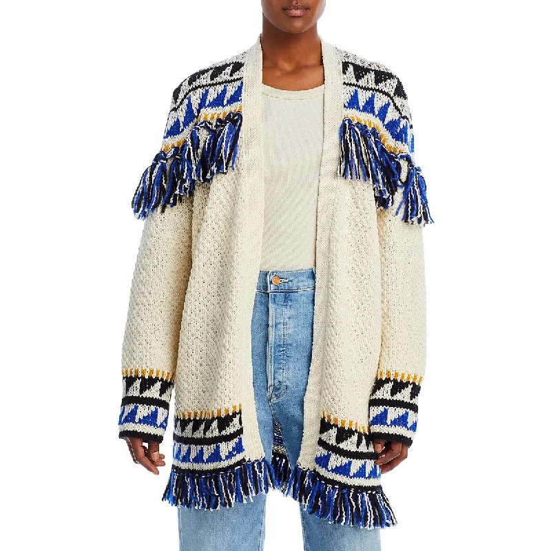 Urban Chic Mother Womens The Tassel Is Worth The Hassel Alpaca Blend Cardigan Sweater