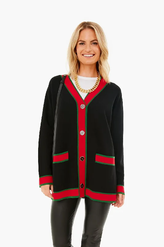 Comfortable Tops Black Lauren Cardigan