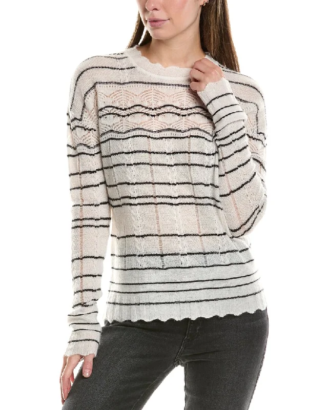 Boutique Recommendation InCashmere Pointelle Cashmere Sweater