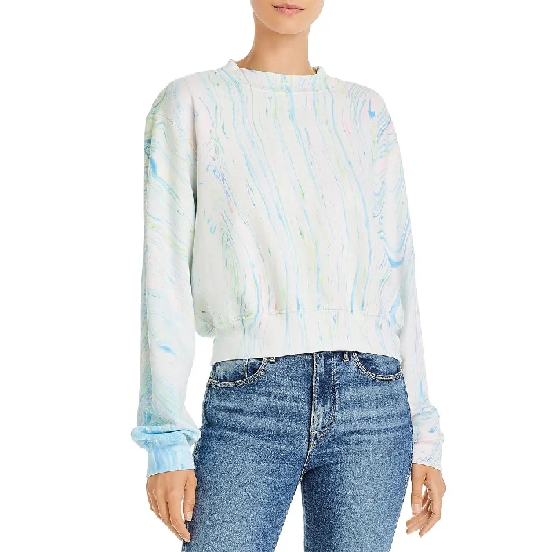 Chic Comfort Cotton Citizen Womens Milan Crewneck Tie Dye Sweater