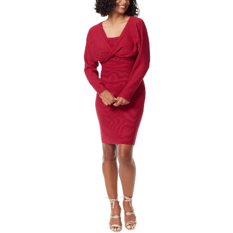 Elegant And Simple Sam Edelman Womens Allie Wrap Ribbed Knit Pullover Sweater