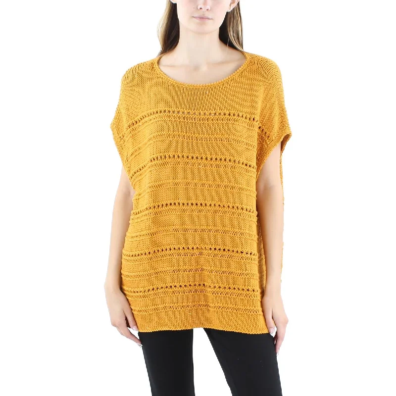 Wandering freely Lafayette 148 New York Womens Metallic Silk Pullover Sweater