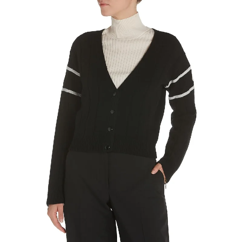 Fashionable And Versatile Moncler Womens Wool Blend Wool Cardigan Sweater