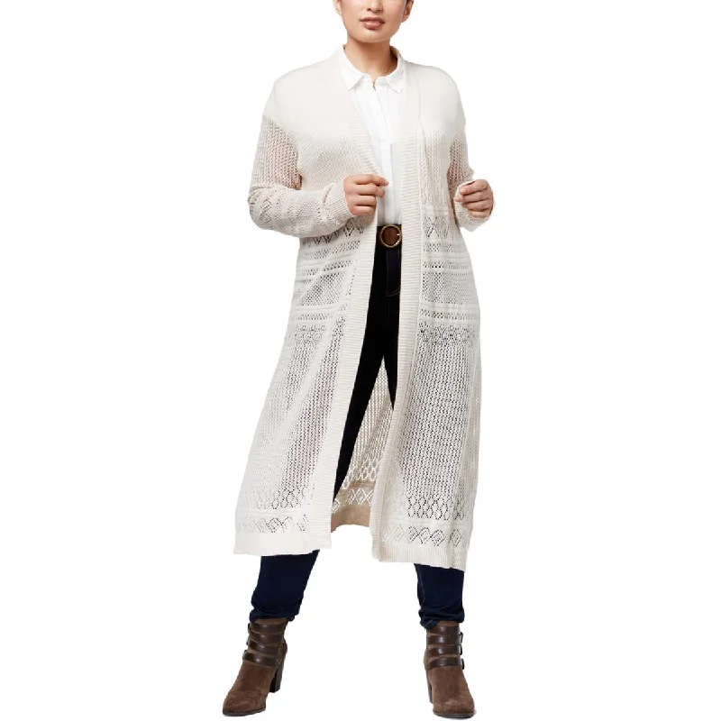 Goddess Outfit Belldini Womens Plus Pointelle Duster Cardigan Sweater