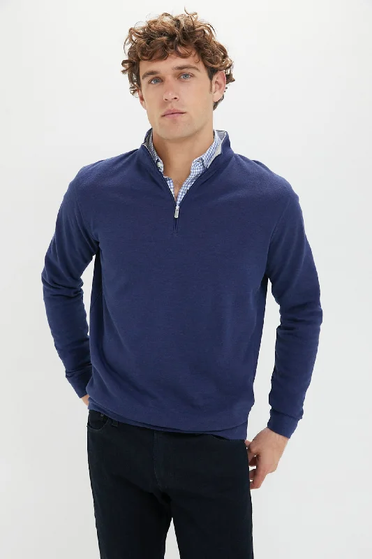 High Street Series Navy Crown Comfort Pullover