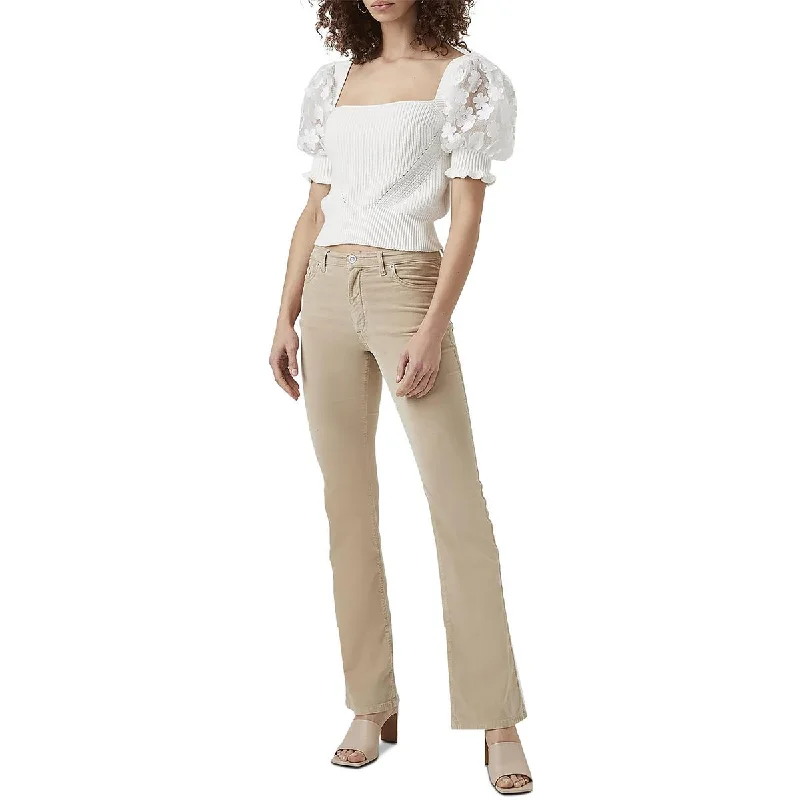 Fashion Expert French Connection Womens Juliet Cotton Ribbed Crop Sweater