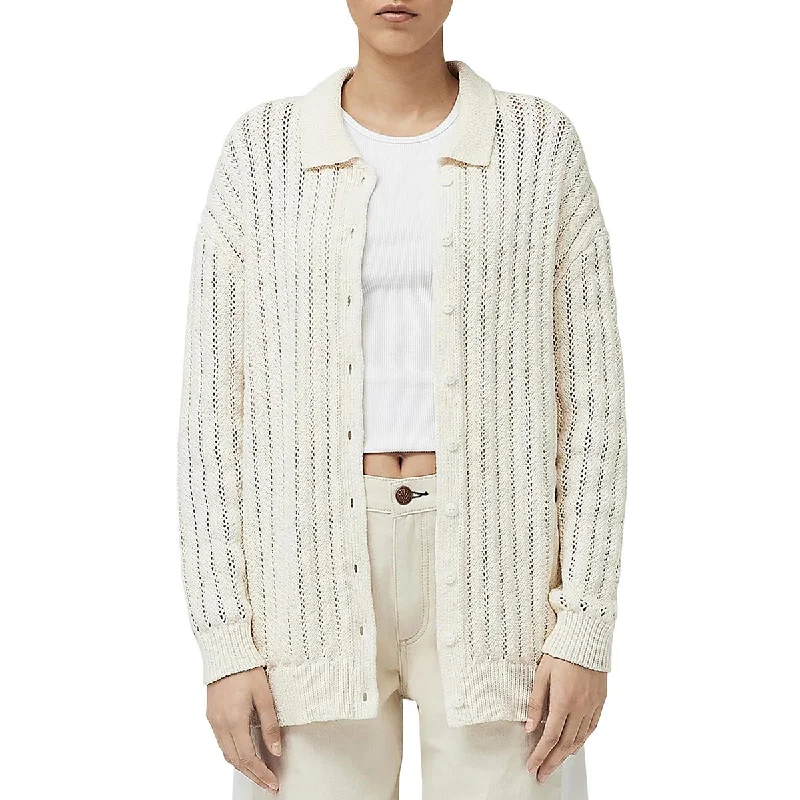 Comfortable Tops Rag & Bone Womens Adrienne Cotton Knit Cardigan Sweater