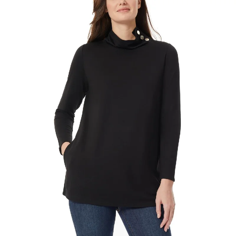 Fresh And Capable Jones New York Womens Button Tunic Sweater