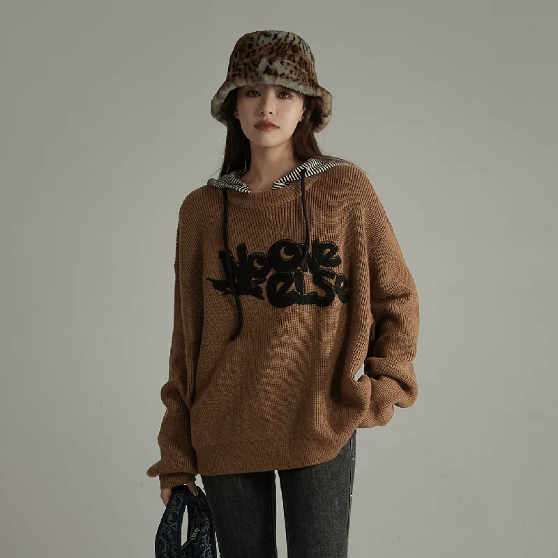 Boyfriend Round Neck Loose Sweater