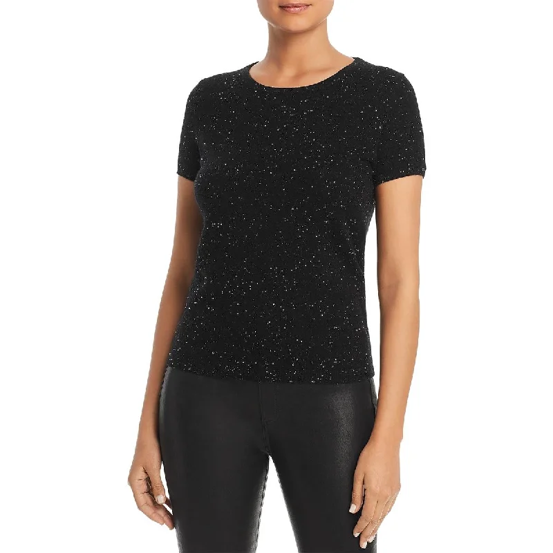 Light Layers Private Label Womens Cashmere Short Sleeves Pullover Sweater
