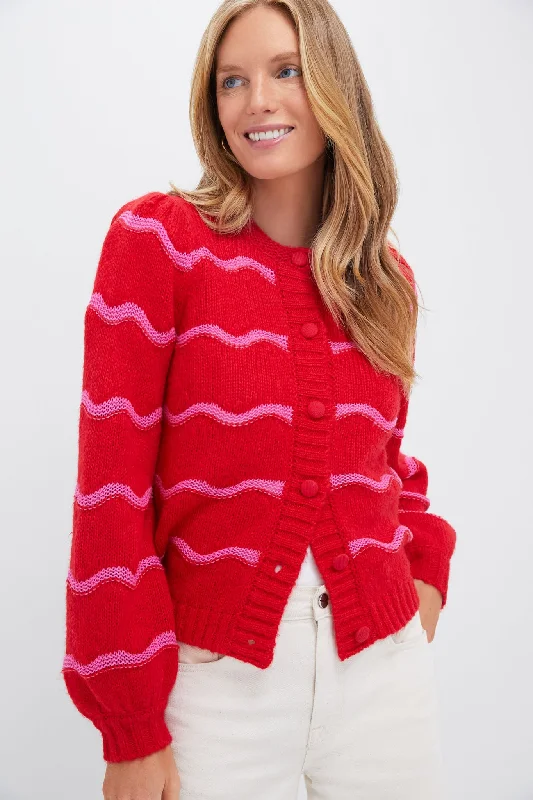 Romantic And Fresh Meadowbrook Stripe Dulcie Cardigan