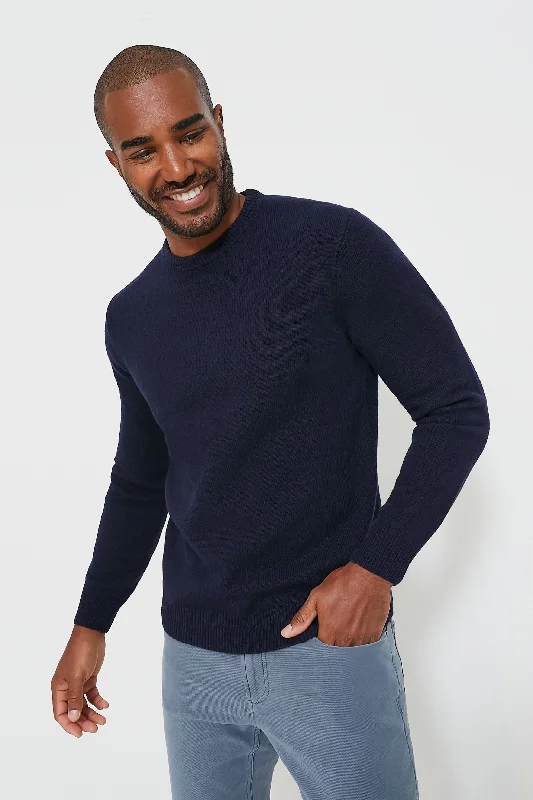 Exquisite Craftsmanship Navy Essential Patch Crew