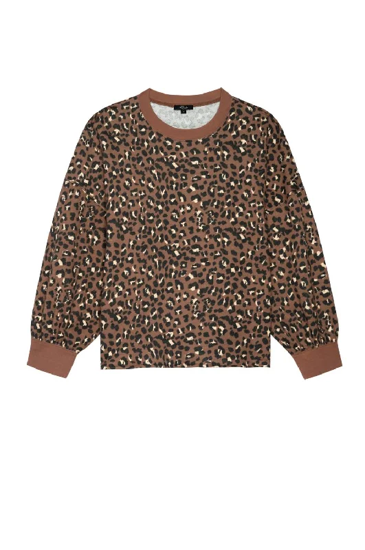 Easy-to-Wear Womens Reeves Sweater In Mountion Leopard