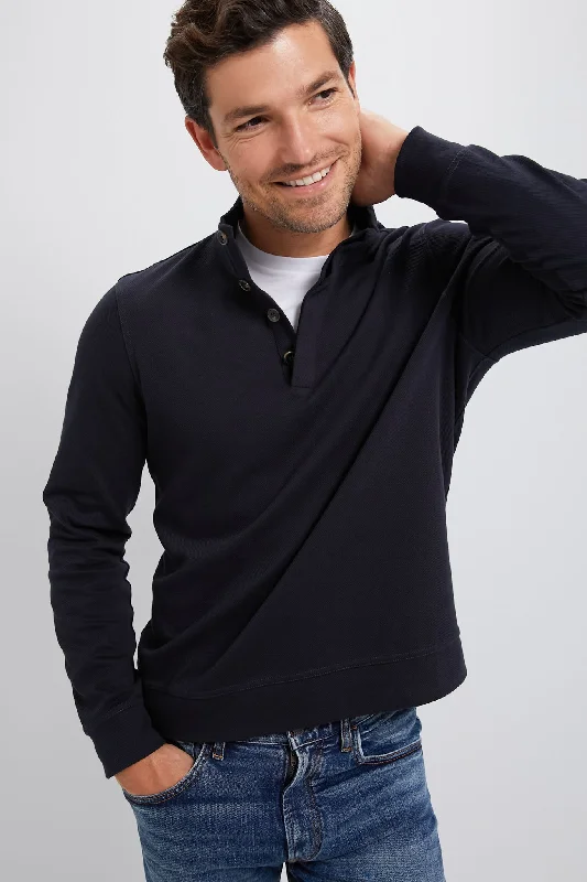 Minimal Classic Navy Blue Cambridge Pullover
