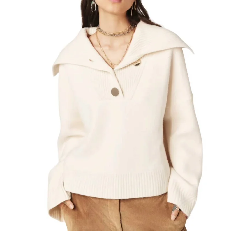 Easy Wear Chic Biva Jumper In Ecru