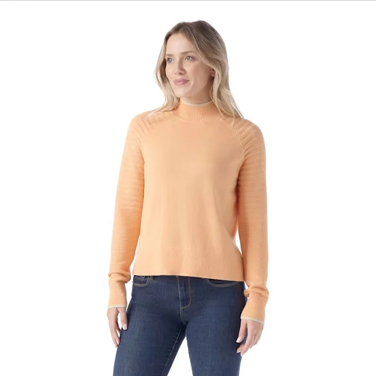 Soft And Comfortable Smartwool Women's Edgewood Mock Neck Sweater