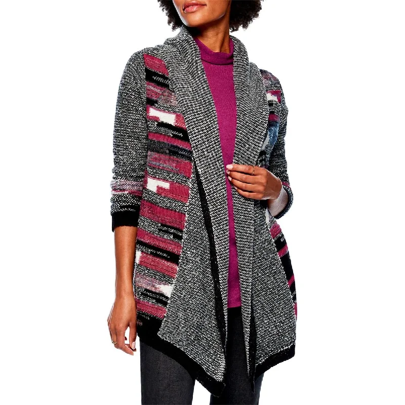 Dynamic Fashion Nic + Zoe Womens Orchard Open Front Long Cardigan Sweater