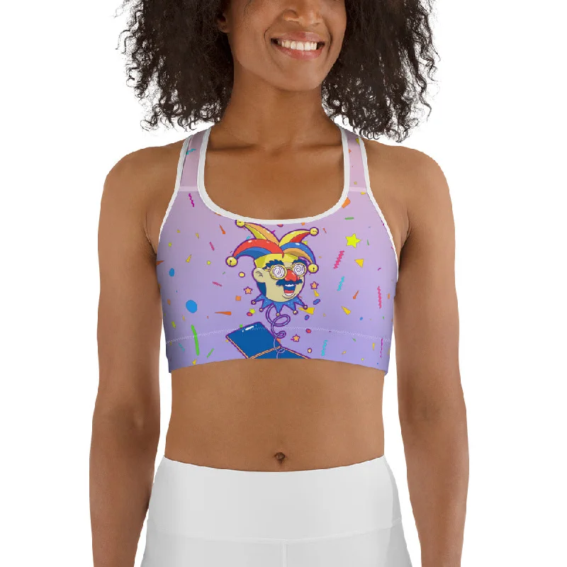 Fashion Design April Fool's Day Sports Bra