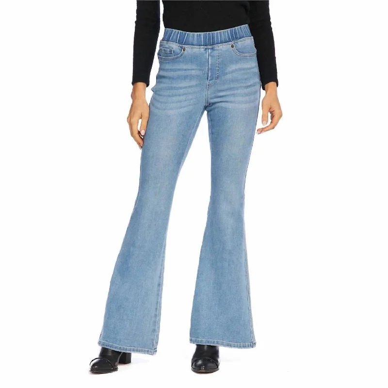 Warm Atmosphere Sicily Flare Jeans In Blue