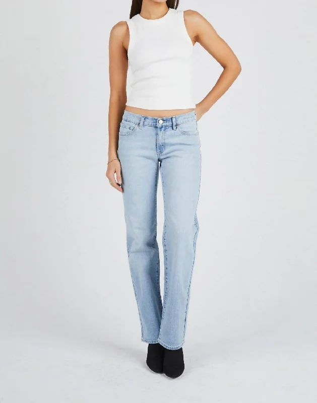 Breathable Design 99 Low Straight Jeans In Gina
