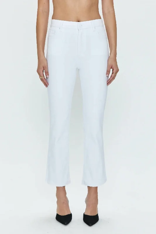Luxury And Elegant Lennon High Rise Crop Boot Jeans In Cloud Vintage