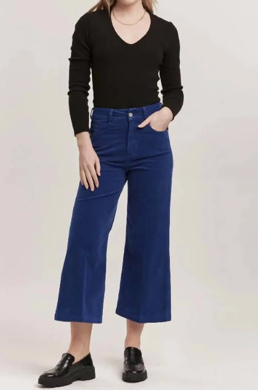 Luxury Style Audrey Cord In Royal Blue