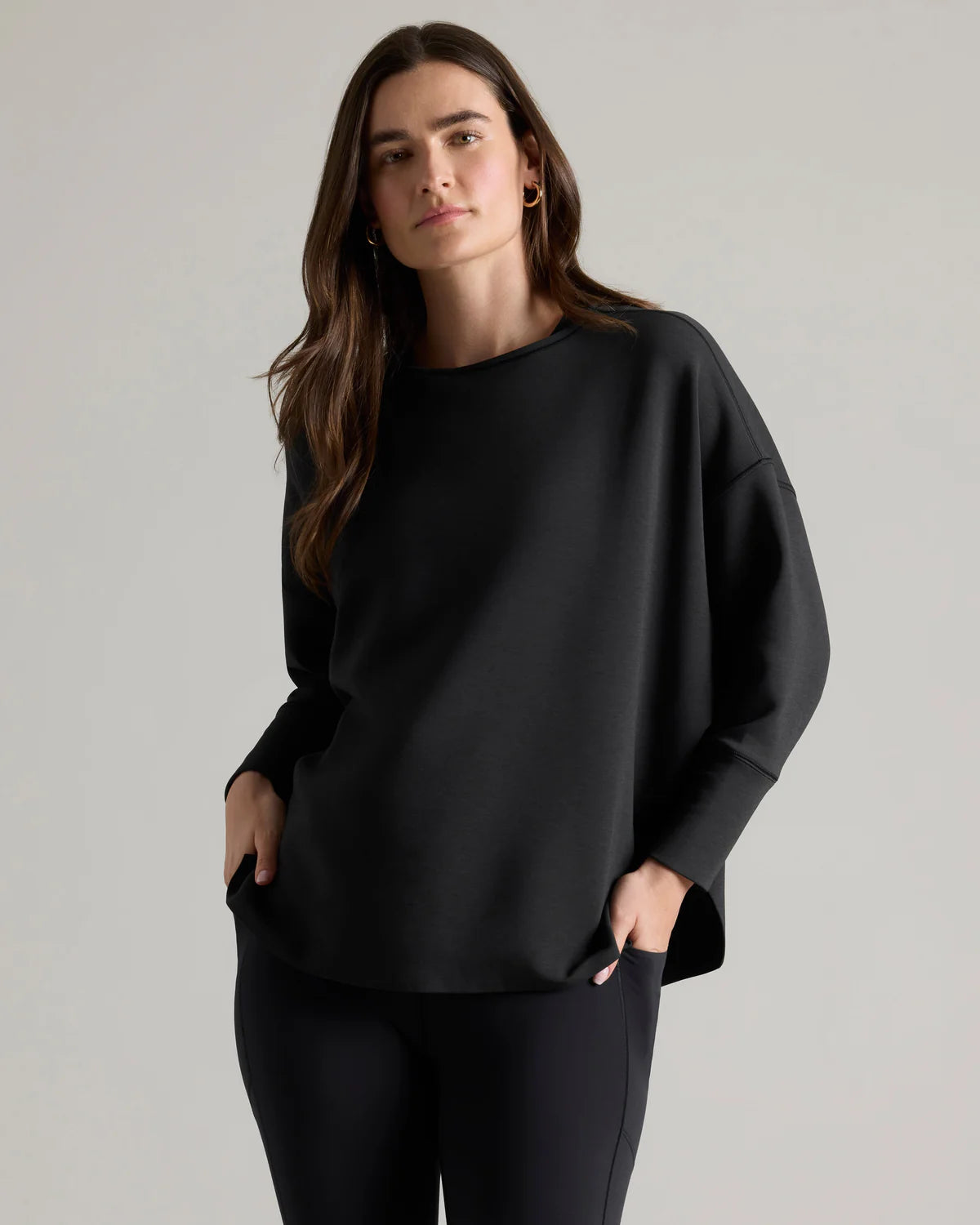 Classic Comfort Rhone Women's Dreamglow Pullover - Black Heather