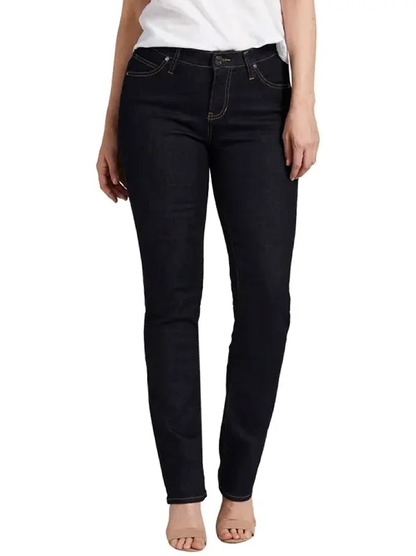 Exquisite Craftsmanship Women's Plain Jeans,Dark Blue