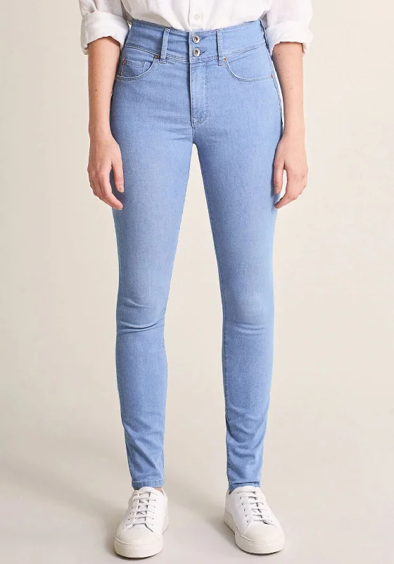 High-quality Design Salsa Push in Secret Soft Touch Skinny Jeans, Light Blue