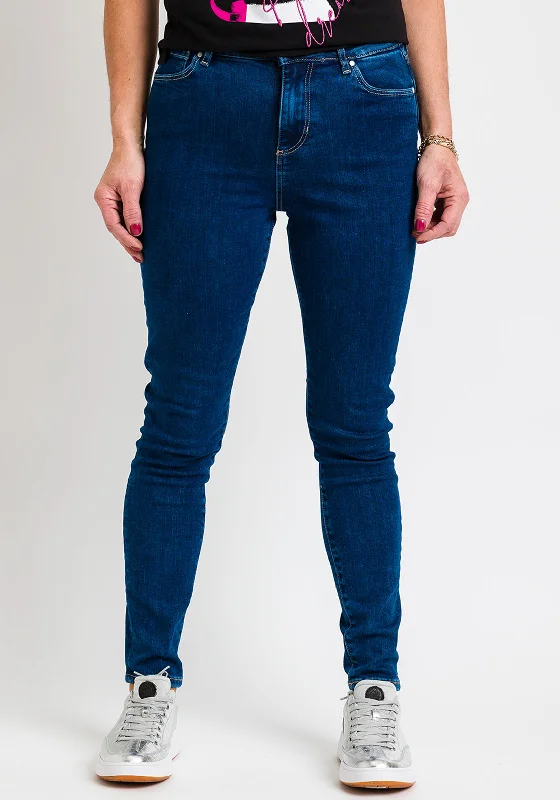New Design Guess Womens Smart Lush Skinny Jeans, Blue
