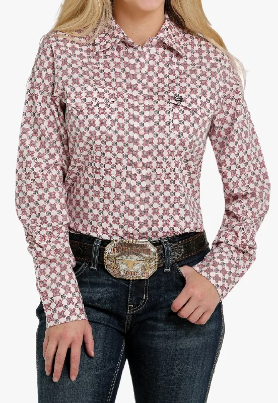 Versatile Outfits Cinch Womens Snap Front Long Sleeve Shirt