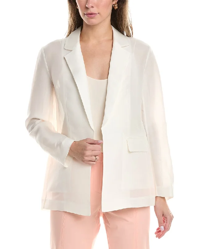 Noble Temperament Lafayette 148 New York Silk Blazer