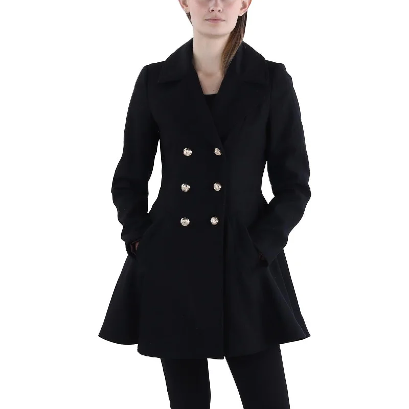 Casual And Versatile Laundry by Shelli Segal Womens Wool Blend Long Wool Coat
