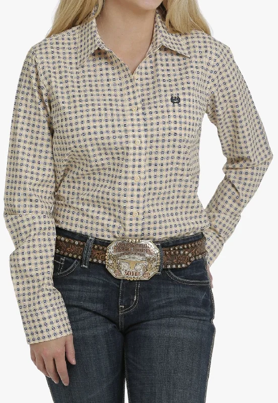 Elegant Dressing Cinch Womens Arena Flex Long Sleeve Shirt