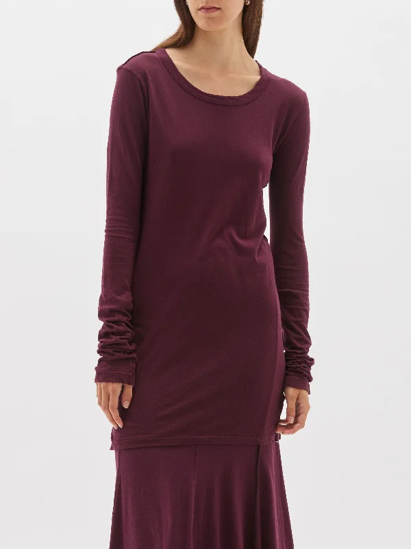 All-Day Outfits slim seam detail long sleeve t.shirt