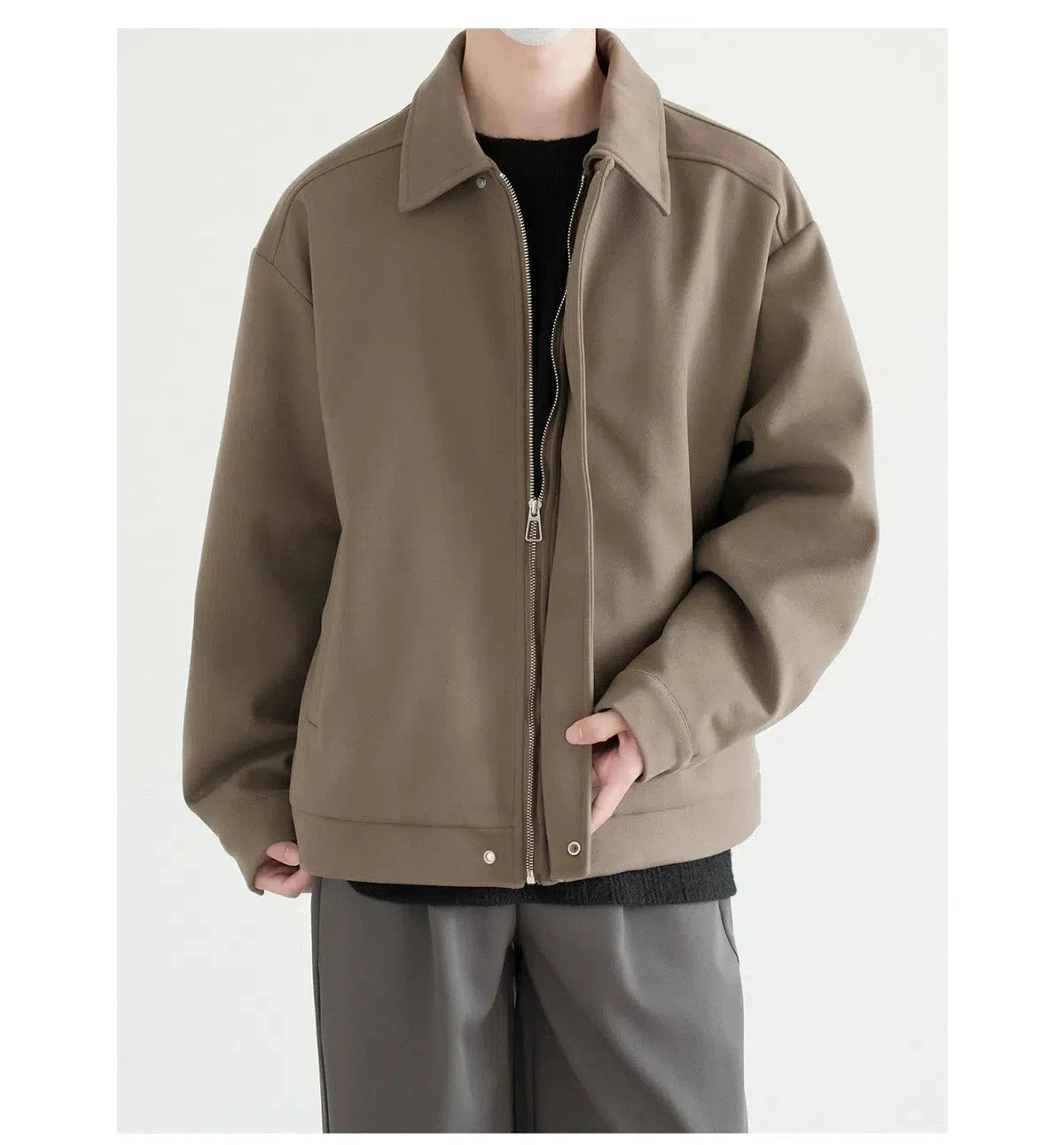 Warm Winter Series Casual Zip-Up Jacket