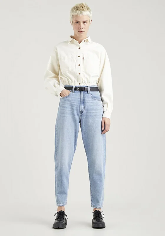 Warm Comfort Levis® High Loose Taper Jeans, Blue 0015
