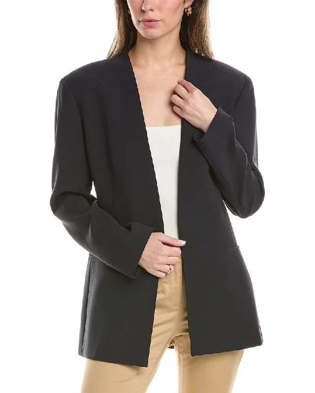 Cool Breeze At Night Lafayette 148 New York V-Neck Blazer