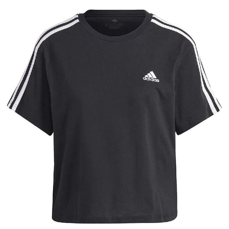 Fashion Innovation adidas - Women's Essentials 3 Stripes Crop T-Shirt (HR4913)