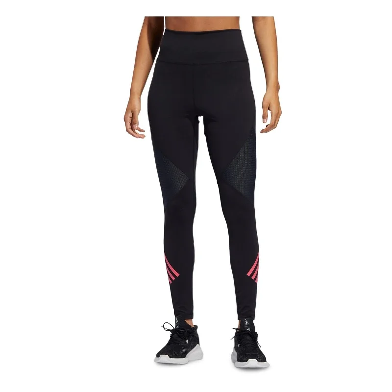 Adidas Women's Fitness Running Plus Athletic Leggings Black Size Xx-Small