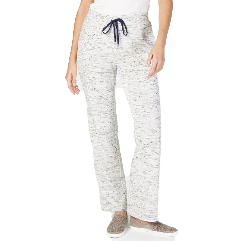 Elegant Comfort Charter Club Women's Petite Space-Dyed Pull-On Pants Size Medium - Grey