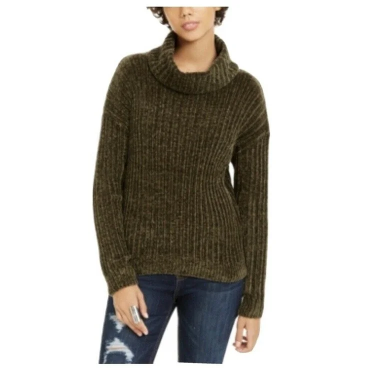 Noble And Elegant Hippie Rose Juniors' Chenille Hoodie Black Size Small - S