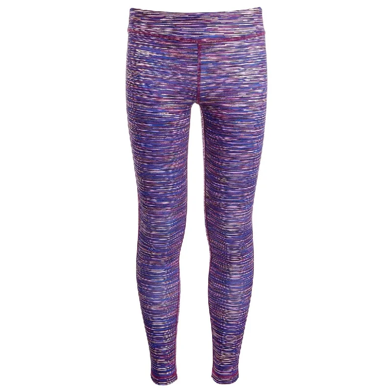 Eye-catching Personality Ideology Women's Spring Space-Dyed Cropped Atlheisure Leggings Size M - Grey - M (8 - 10)