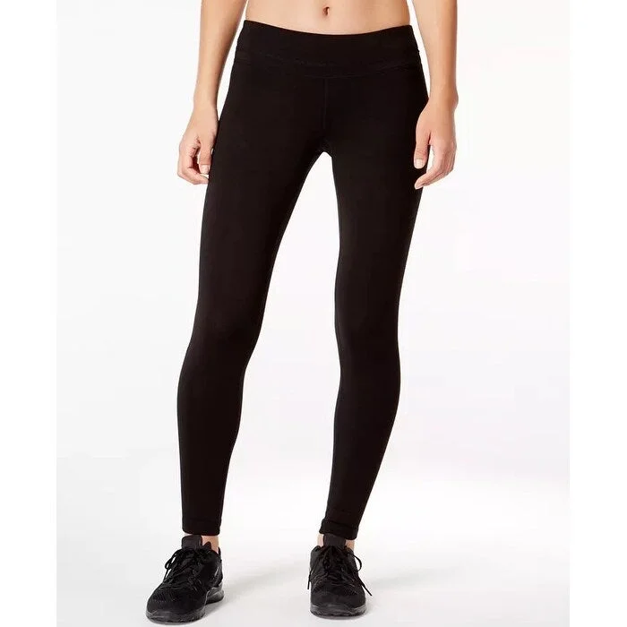 Cozy Apparel Ideology Women's Stretch Active Leggings Black Size Small