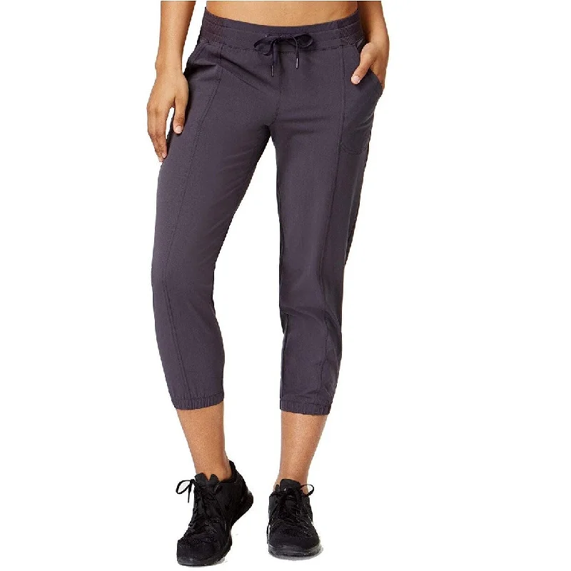 Breathable Design Ideology Women's Woven Cropped Pants Noir Black Size 2 Extra Large - XX-Large Breathable Design Ideology Women's Woven Cropped Pants Noir Black Size 2 Extra Large - XX-Large