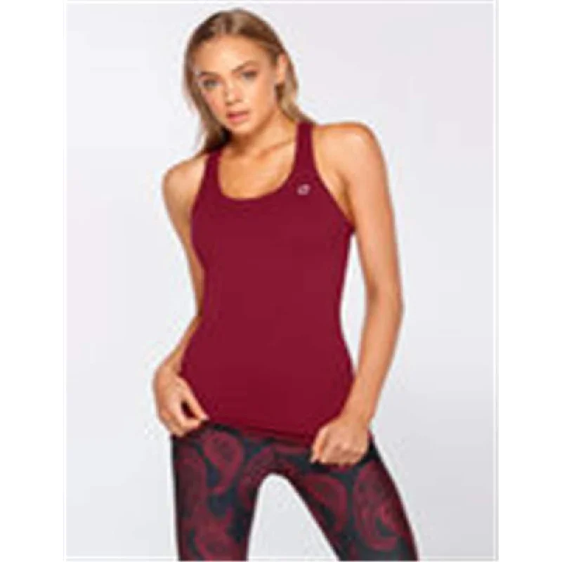 Lorna Jane Women's Bare Minimum Extraordinary Active Tank Red Size 1X-2X