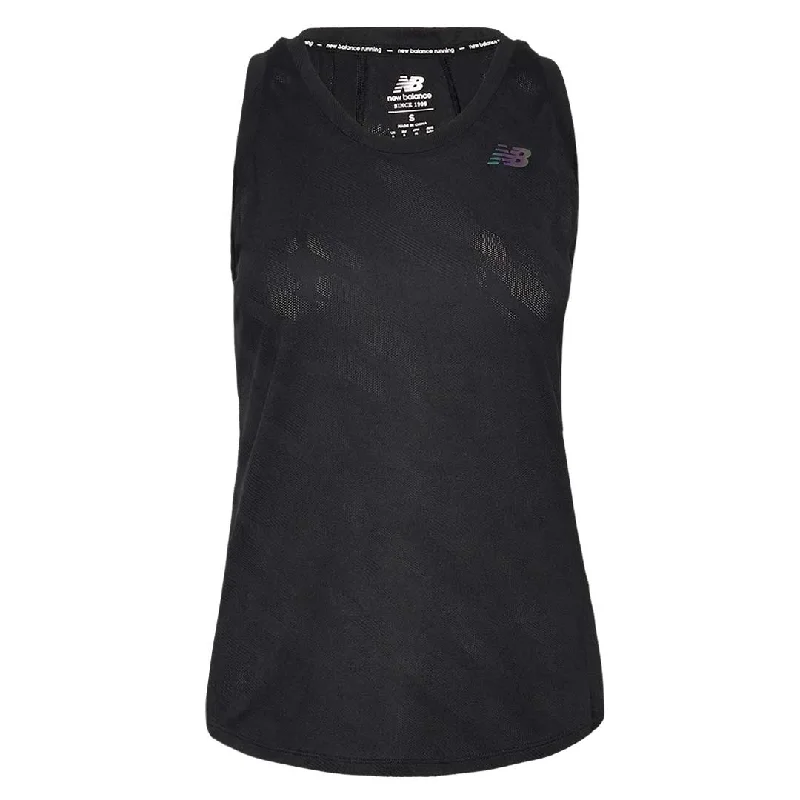 Casual Comfort Wear New Balance - Women's Q Speed Jacquard Tank Top (WT23280 BK)
