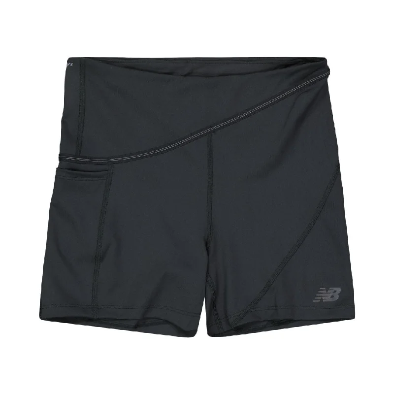 Soft Wearables New Balance - Women's Q Speed Shape Shield 4" Shorts (WS31289 BK)