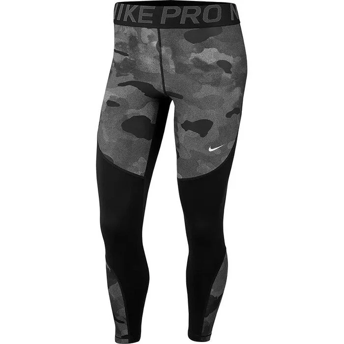 Weekend Comfort Nike Women's Pro Colorblocked Ankle Leggings Charcoal Size Small